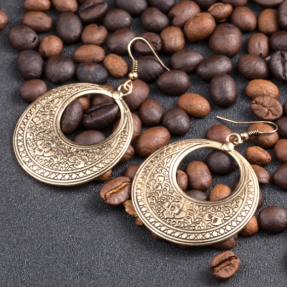 Boho Ethnic Dangle Earrings - Picture 2 of 10